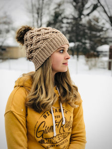 Crochet Pattern for Arctic Weave Slouch | Crochet Hat Pattern | Hat Crocheting Pattern | DIY Written Crochet Instructions