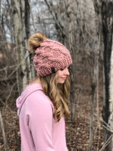 Load image into Gallery viewer, KNIT Pattern for Chain Links Slouch | Knit Hat Pattern | Hat Knitting Pattern | DIY Written Knit Instructions
