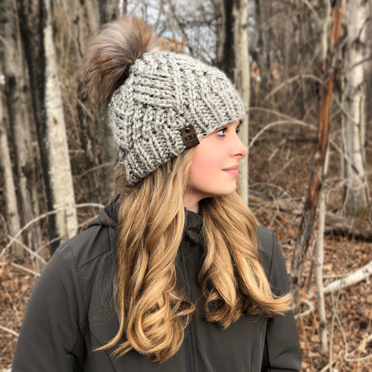 KNIT Pattern for Diamond Twist Beanie | Knit Hat Pattern | Hat Knitting Pattern | DIY Written Knit Instructions