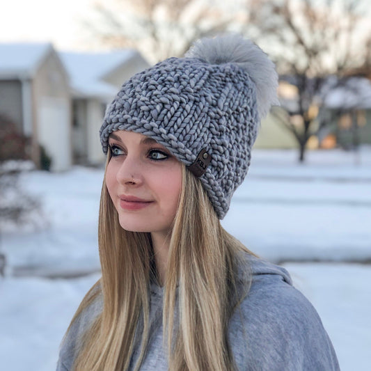 KNIT Pattern for Falling Leaves Beanie | Knitting Pattern PDF Instructions | DIY Written Tutorial | Hat Knitting Pattern | Knit Pattern