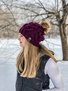 KNIT Pattern for Heart to Heart Beanie | Knit Hat Pattern | Hat Knitting Pattern | DIY Written Knit Instructions