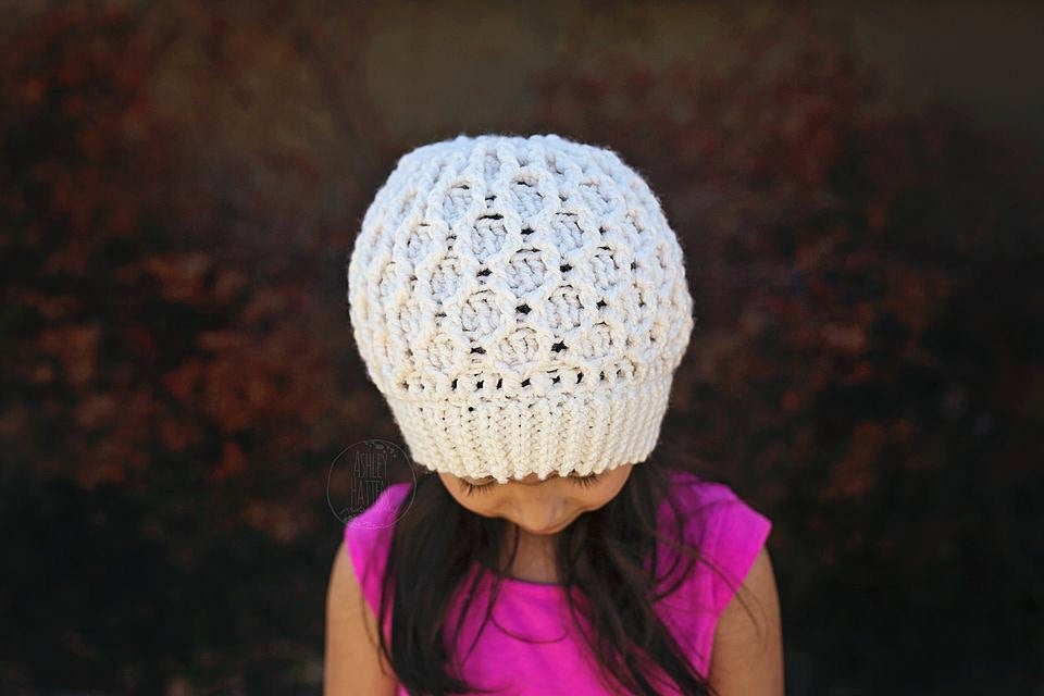 Crochet Pattern for Chunky Honeycomb Ridges Slouch Hat | Crochet Hat Pattern | Hat Crocheting Pattern | DIY Written Crochet Instructions
