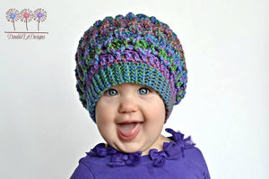 Crochet Pattern for Chunky Honeycomb Ridges Slouch Hat | Crochet Hat Pattern | Hat Crocheting Pattern | DIY Written Crochet Instructions