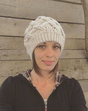 Load image into Gallery viewer, Crochet Pattern for Chain Link Slouch Hat | Crochet Hat Pattern | Hat Crocheting Pattern | DIY Written Crochet Instructions
