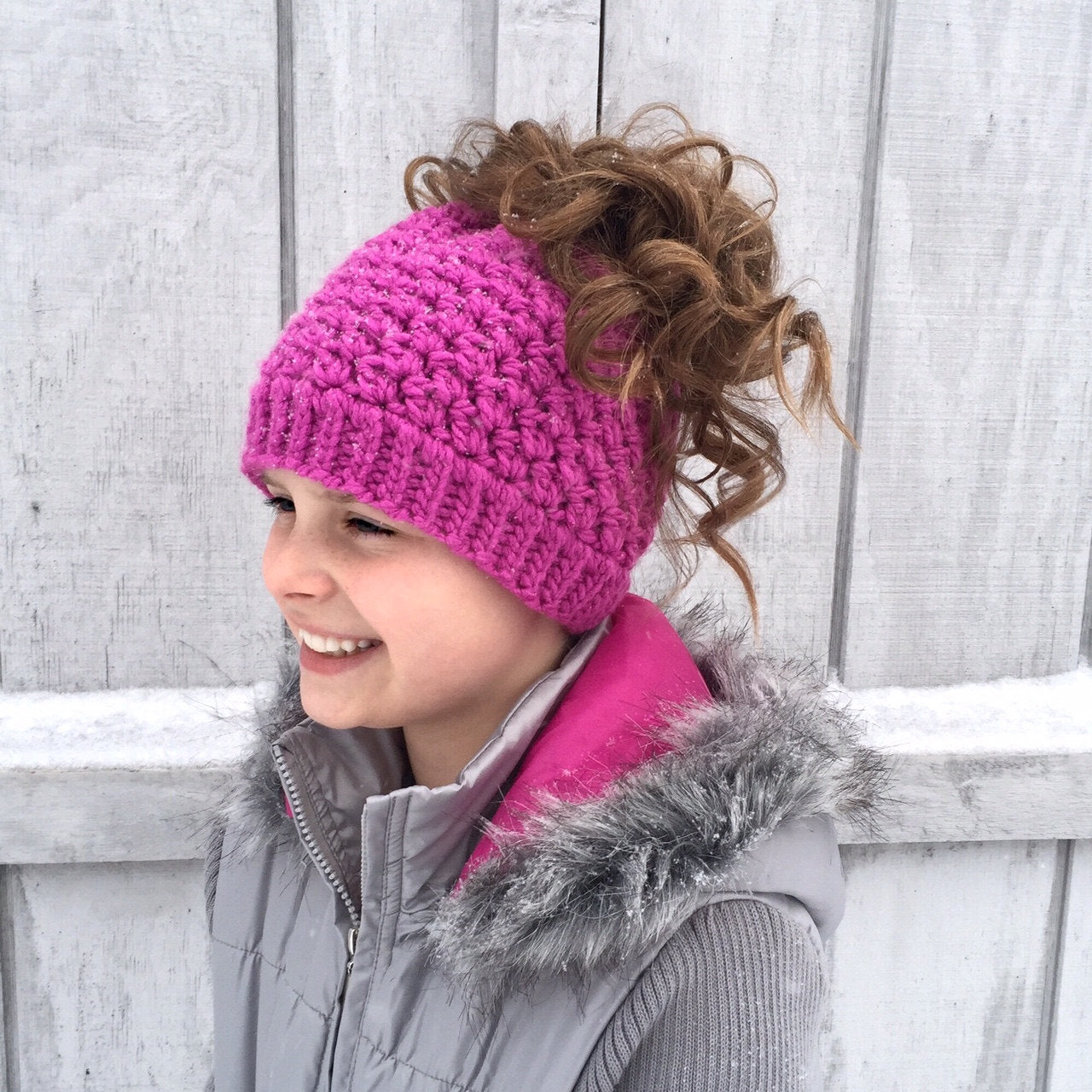 Crochet Pattern for Kaycee Ponytail or Messy Bun Beanie Hat (DIY Tutor – Crochet by Jennifer crochet-pattern-for-kaycee-ponytail-or-messy-bun-beanie-hat-diy-tutor-crochet-by-jennifer
