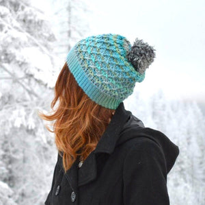 Crochet Pattern for Mini Harlequin Slouch, Ponytail, or Messy Bun Hat | Crochet Hat Pattern | Hat Crocheting Pattern | DIY Written Crochet Instructions