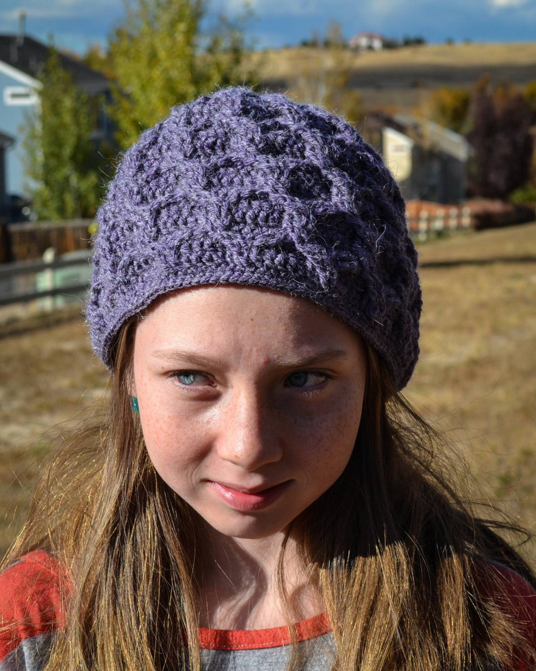 Crochet Pattern for Chain Link Beanie | Crochet Hat Pattern | Hat Crocheting Pattern | DIY Written Crochet Instructions