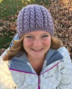 Crochet Pattern for Chunky Double Cable Beanie | Crochet Hat Pattern | Hat Crocheting Pattern | DIY Written Crochet Instructions