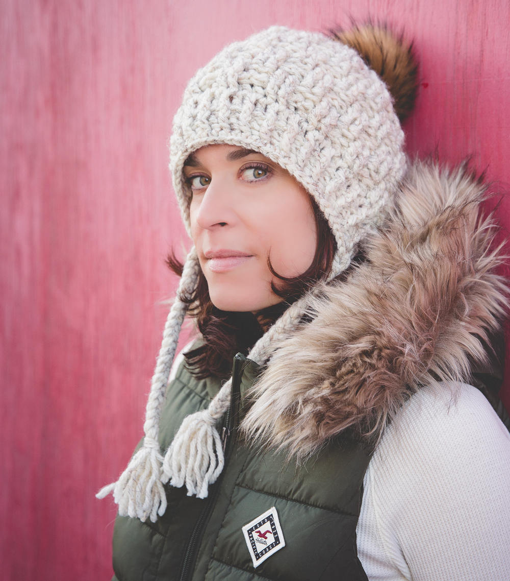 Crochet Pattern for Chunky Texture Weave Earflap Hat | Crochet Hat Pattern | Hat Crocheting Pattern | DIY Written Crochet Instructions