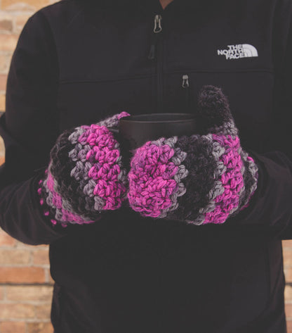 Crochet Pattern for Charisma Mittens | Crochet Mittens Pattern | Mittens Crocheting Pattern | DIY Written Crochet Instructions