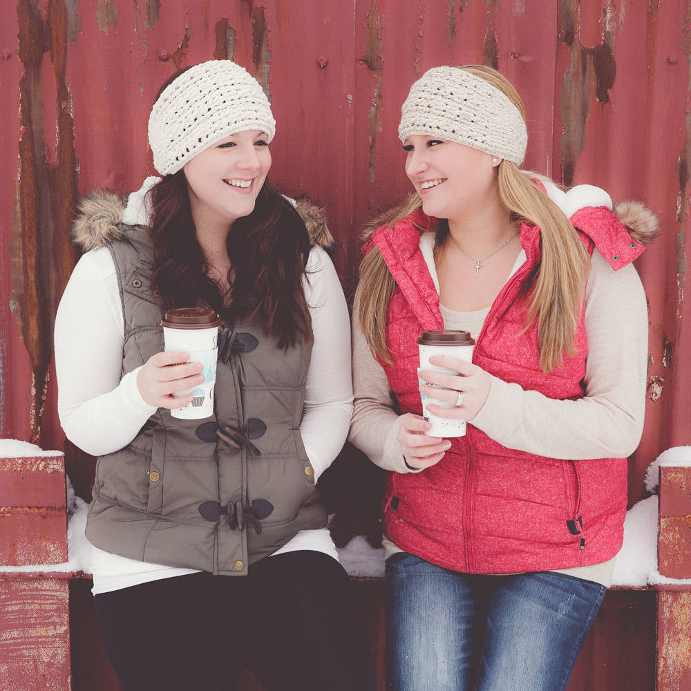 Crochet Pattern for Twisted Cables Ear Warmer | Crochet Headband Pattern | Ear Warmer Crocheting Pattern | DIY Written Crochet Instructions