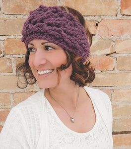 Crochet Pattern for Super Chunky Cabled Ear Warmer | Crochet Headband Pattern | Ear Warmer Crocheting Pattern | DIY Written Crochet Instructions