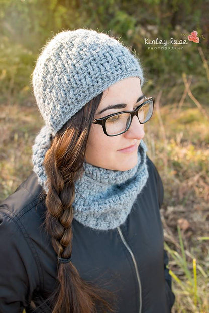 Crochet Pattern for Texture Weave Cowl | Crochet Cowl Pattern | Scarf Crocheting Pattern | DIY Written Crochet Instructions