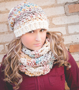 Crochet Pattern for Nordic Beanie | Crochet Hat Pattern | Hat Crocheting Pattern | DIY Written Crochet Instructions