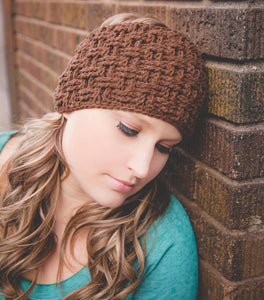 Crochet Pattern for Texture Weave Ear Warmer | Crochet Headband Pattern | Ear Warmer Crocheting Pattern | DIY Written Crochet Instructions