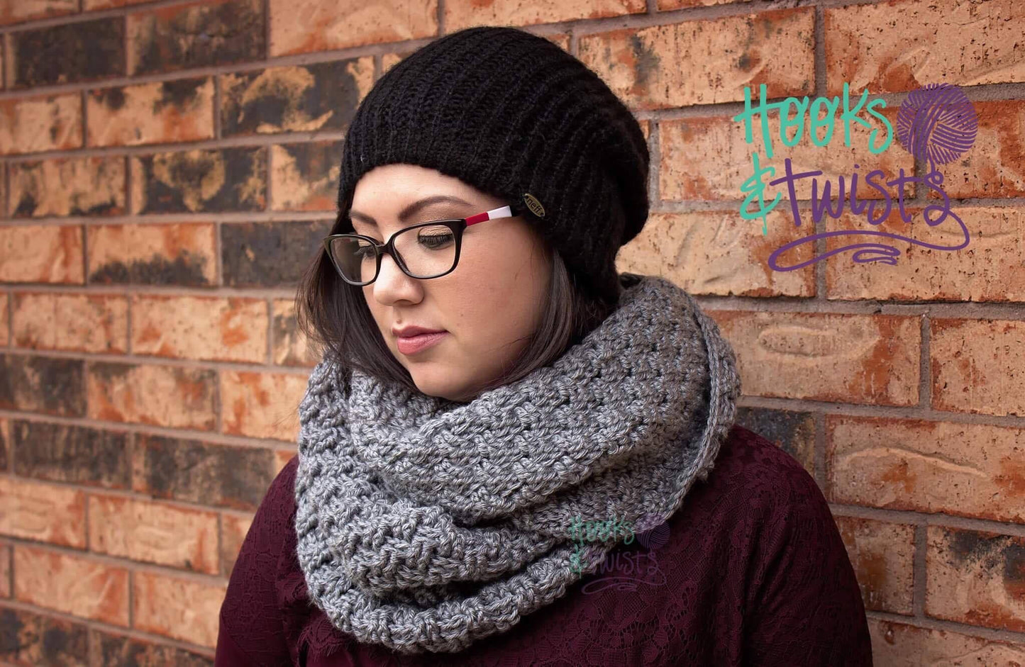 Crochet Pattern for Texture Weave Cowl | Crochet Cowl Pattern | Scarf Crocheting Pattern | DIY Written Crochet Instructions