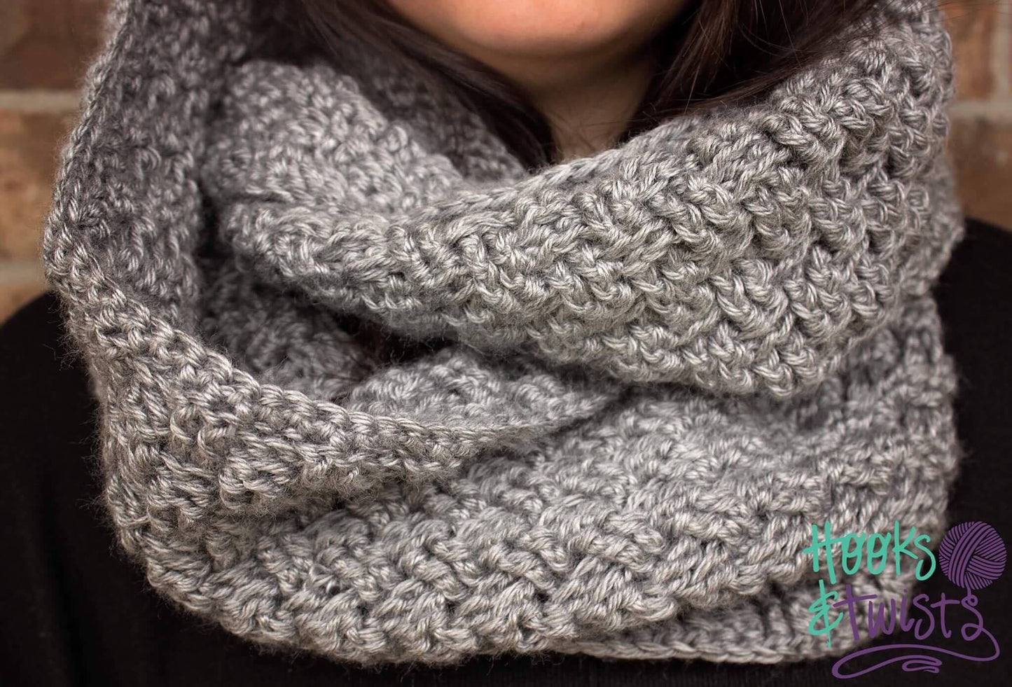Crochet Pattern for Texture Weave Cowl | Crochet Cowl Pattern | Scarf Crocheting Pattern | DIY Written Crochet Instructions