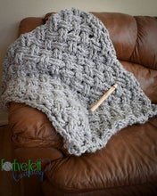 Load image into Gallery viewer, Crochet Pattern for Diagonal Weave Blanket | Crochet Blanket Pattern | Blanket Crocheting Pattern | DIY Written Crochet Instructions
