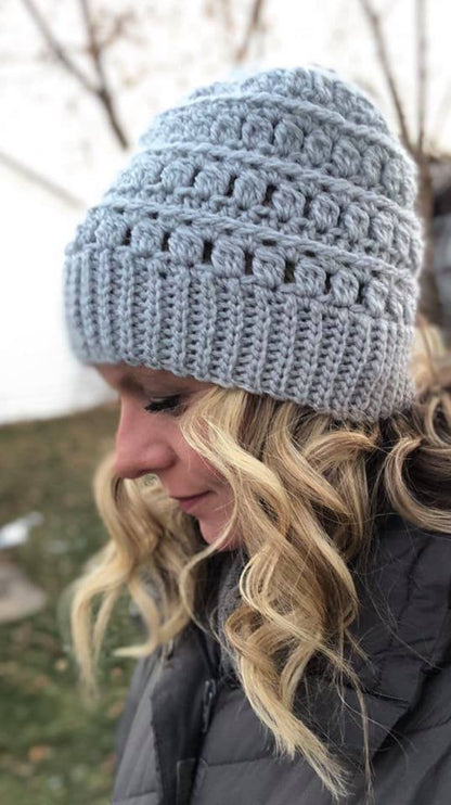 Crochet Pattern for Chunky Manhattan Slouch Hat | Crochet Hat Pattern | Hat Crocheting Pattern | DIY Written Crochet Instructions