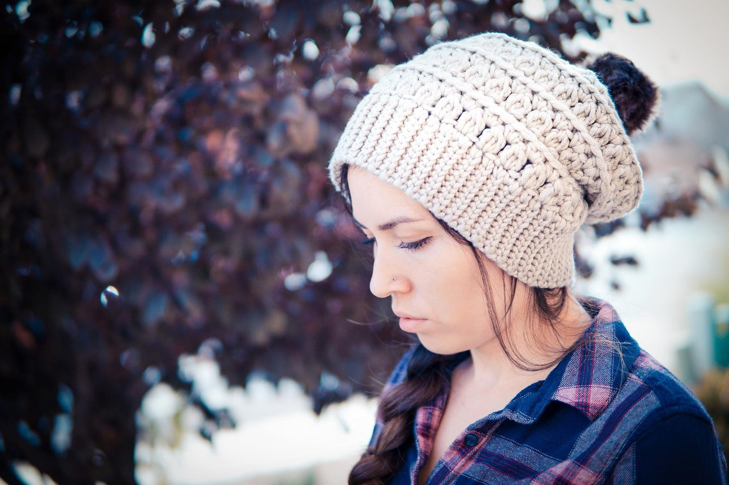 Crochet Pattern for Chunky Manhattan Slouch Hat | Crochet Hat Pattern | Hat Crocheting Pattern | DIY Written Crochet Instructions