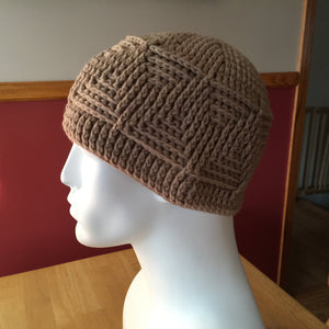 Crochet Pattern for Textured Chevron Beanie | Crochet Hat Pattern | Hat Crocheting Pattern | DIY Written Crochet Instructions