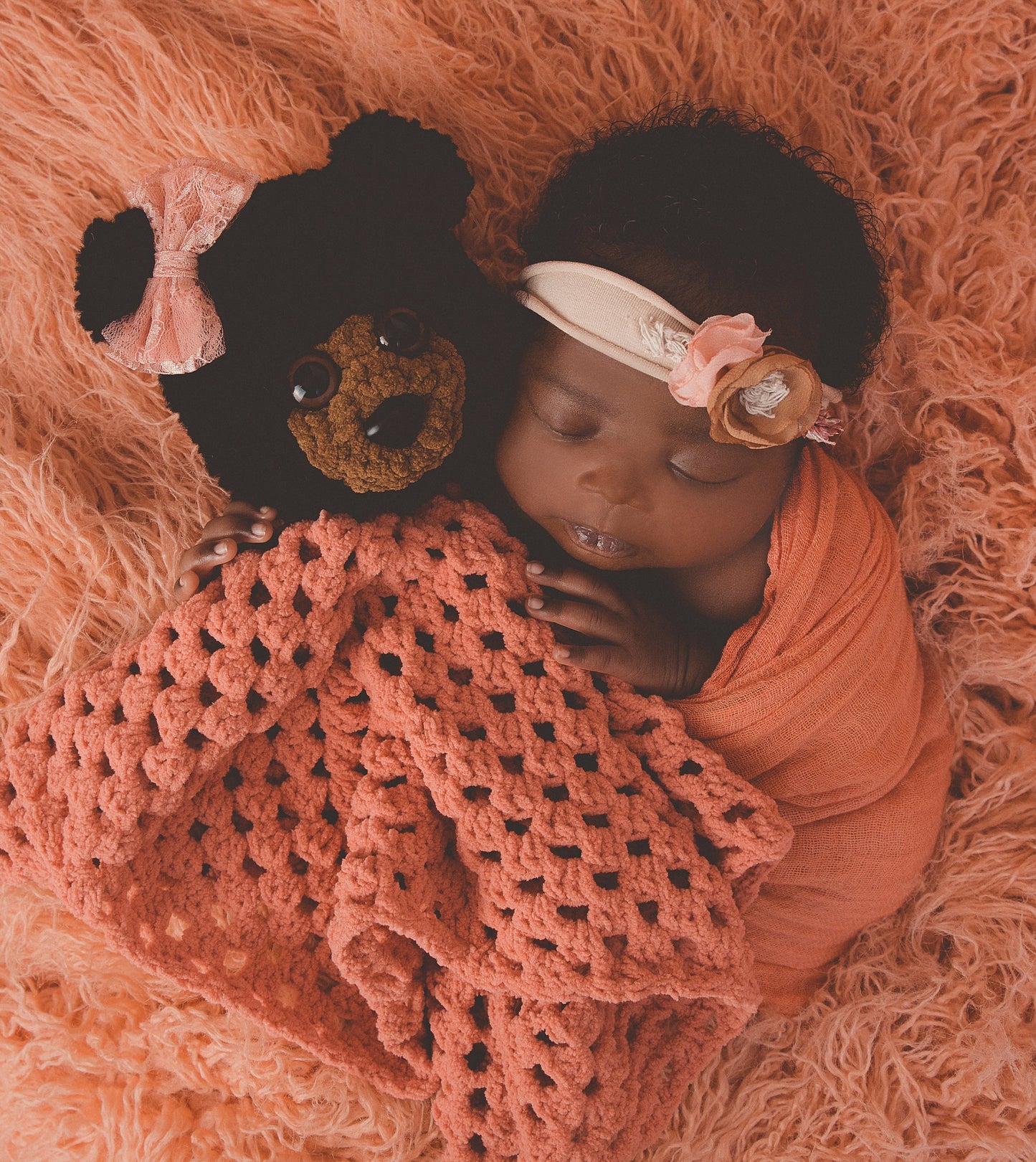 Crochet Pattern for Bear Lovey Photo Prop (DIY Tutorial) | Crochet Baby Lovey Pattern | Bear Lovey Crocheting Pattern | DIY Written Crochet Instructions