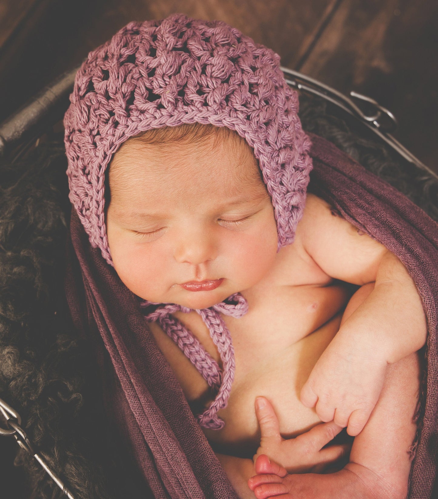 Crochet Pattern for Revelation Baby Bonnet | Crochet Baby Bonnet Pattern | Baby Hat Crocheting Pattern | DIY Written Crochet Instructions