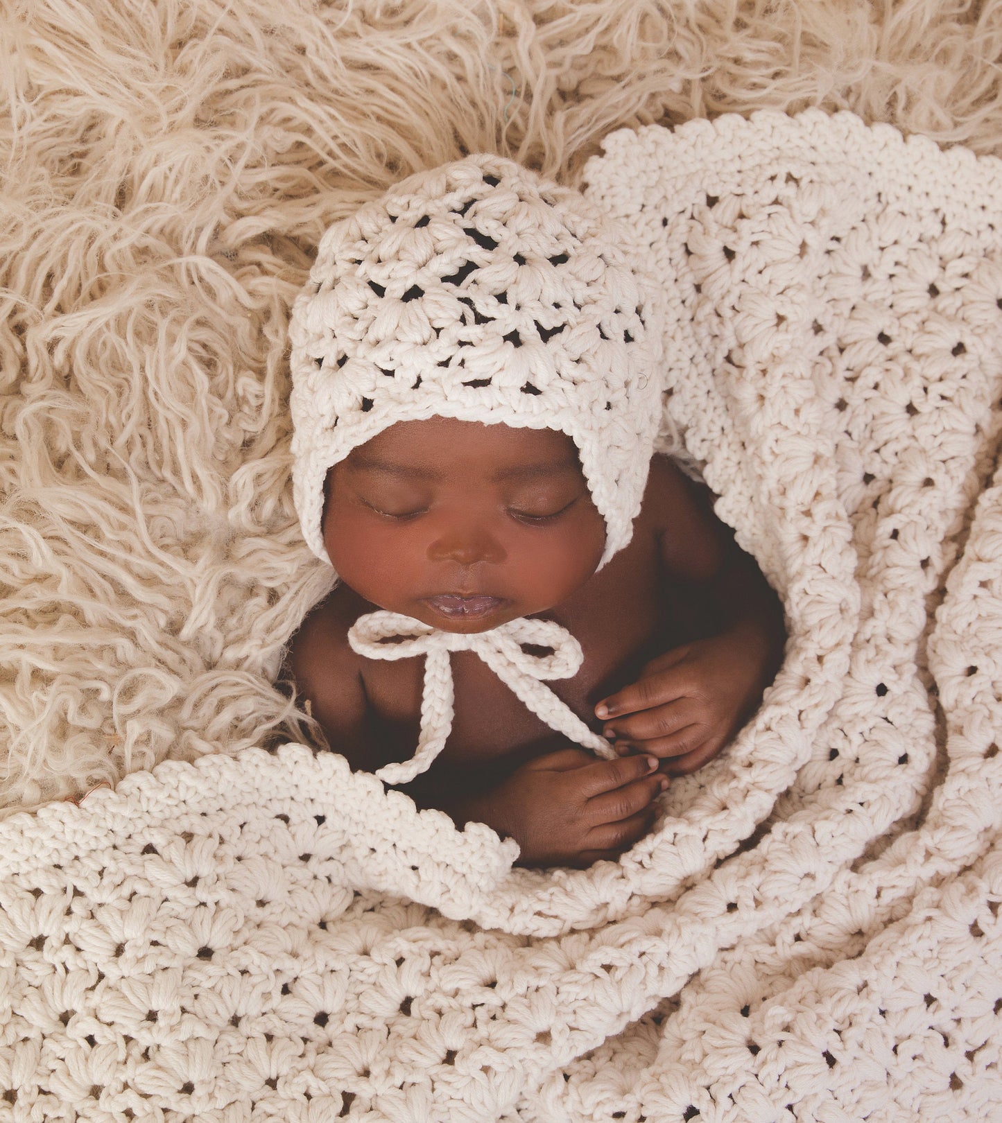 Crochet Pattern for Snow Flurry Baby Blanket | Crochet Blanket Pattern | Baby Blanket Crocheting Pattern | DIY Written Crochet Instructions