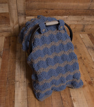 Load image into Gallery viewer, Crochet Pattern for Borderline Car Seat Canopy Cover | Crochet Car Seat Blanket Pattern | Car Seat Cover Crocheting Pattern | DIY Written Crochet Instructions
