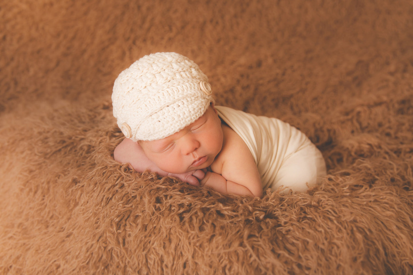 Crochet Pattern for Textured Newsboy Beanie | Crochet Hat Pattern | Hat Crocheting Pattern | DIY Written Crochet Instructions