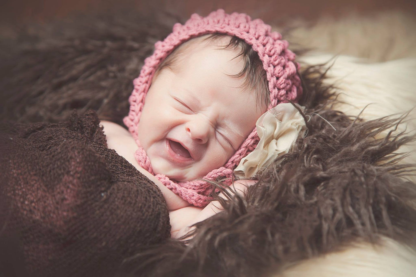 Crochet Pattern for Ripple Baby Bonnet | Crochet Baby Bonnet Pattern | Baby Hat Crocheting Pattern | DIY Written Crochet Instructions