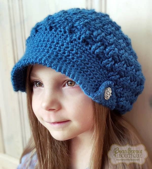 Crochet Pattern for Texture Weave Slouchy Newsboy Beanie | Crochet Hat Pattern | Hat Crocheting Pattern | DIY Written Crochet Instructions