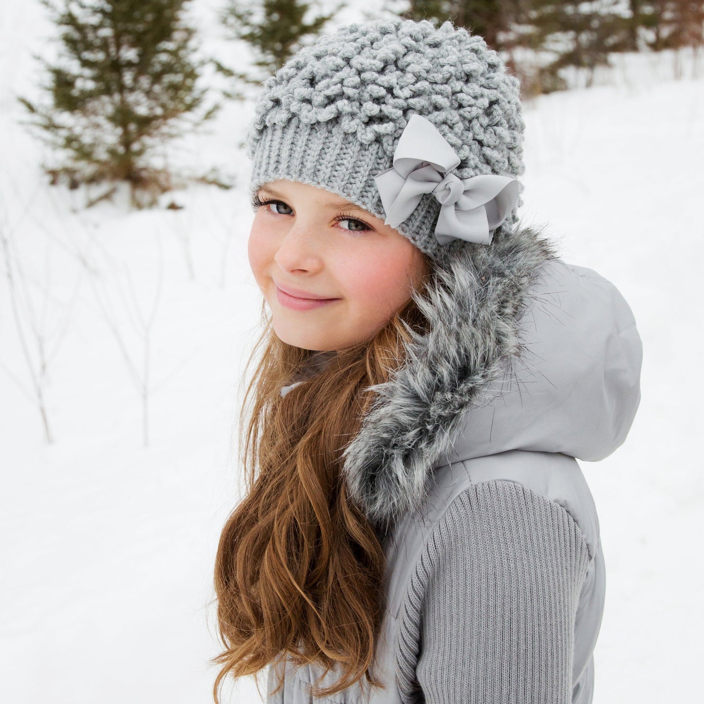 Crochet Pattern for Snow Bunny Hat | Crochet Hat Pattern | Hat Crocheting Pattern | DIY Written Crochet Instructions