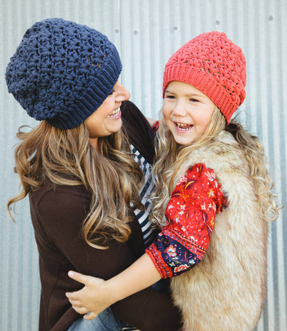 Crochet Pattern for Snow Flurry Slouch Hat | Crochet Hat Pattern | Hat Crocheting Pattern | DIY Written Crochet Instructions