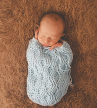 Load image into Gallery viewer, Crochet Pattern for Making Waves Baby Cocoon or Swaddle Sack | Crochet Snuggle Sack Pattern | Baby Cocoon Crocheting Pattern | DIY Written Crochet Instructions
