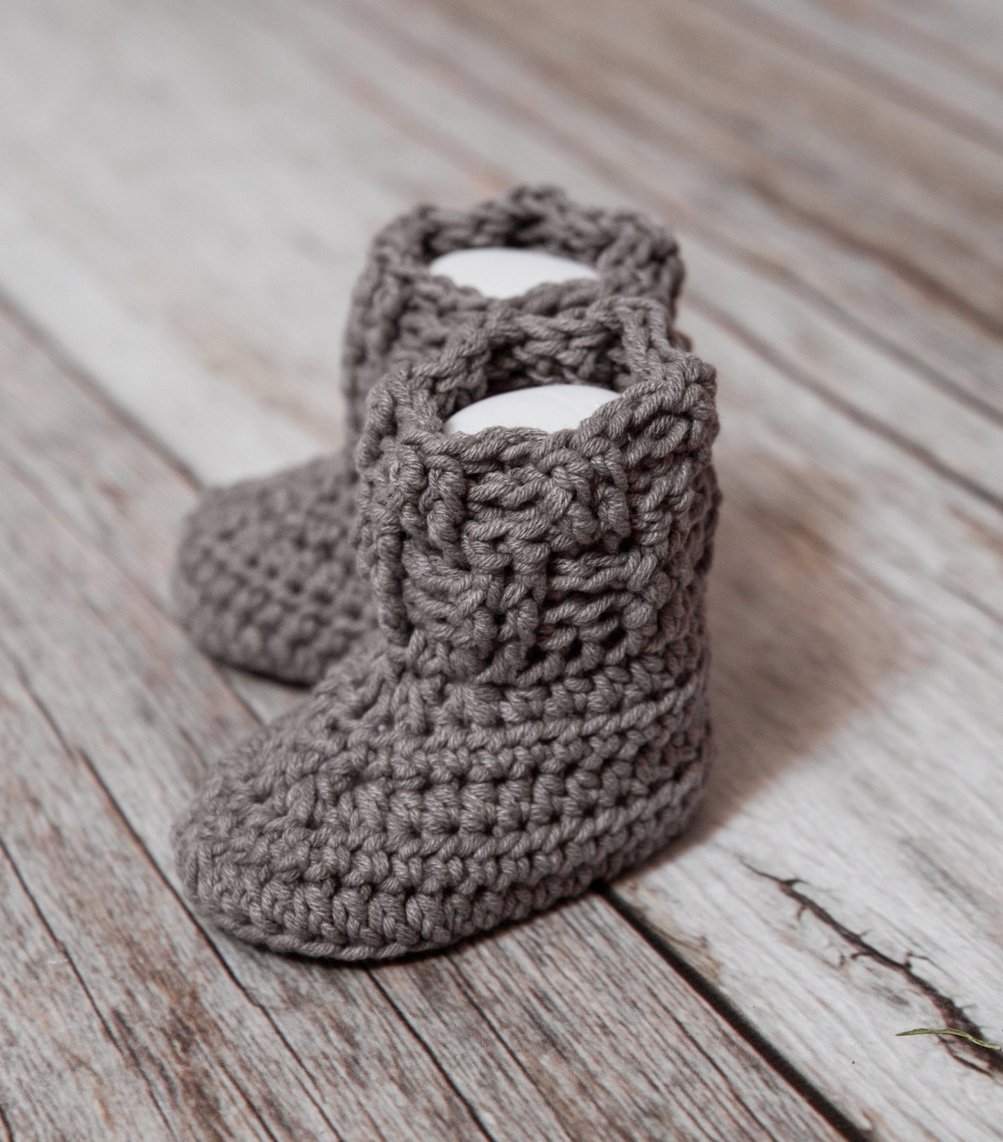 Crochet Pattern for Texture Weave Baby Booties | Crochet Baby Shoes Pattern | Baby Booties Crocheting Pattern | DIY Written Crochet Instructions