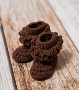 Crochet Pattern for Snow Bunny Baby Booties | Crochet Baby Shoes Pattern | Baby Booties Crocheting Pattern | DIY Written Crochet Instructions