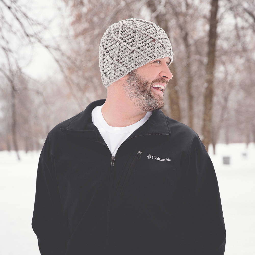 Crochet Pattern for Reversible Harlequin Beanie | Crochet Hat Pattern | Hat Crocheting Pattern | DIY Written Crochet Instructions
