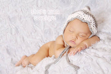 Load image into Gallery viewer, Crochet Pattern for Chevron Pixie Bonnet | Crochet Baby Bonnet Pattern | Baby Hat Crocheting Pattern | DIY Written Crochet Instructions
