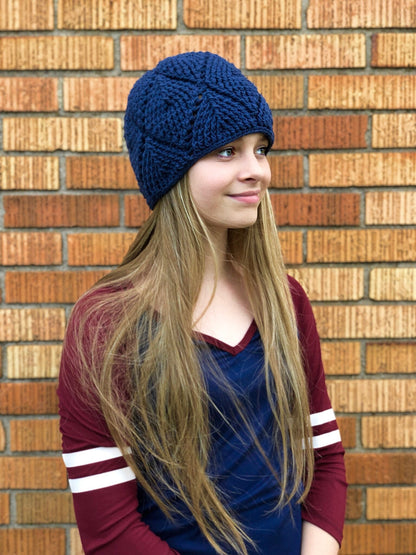 Crochet Pattern for Diamondback Beanie | Crochet Hat Pattern | Hat Crocheting Pattern | DIY Written Crochet Instructions