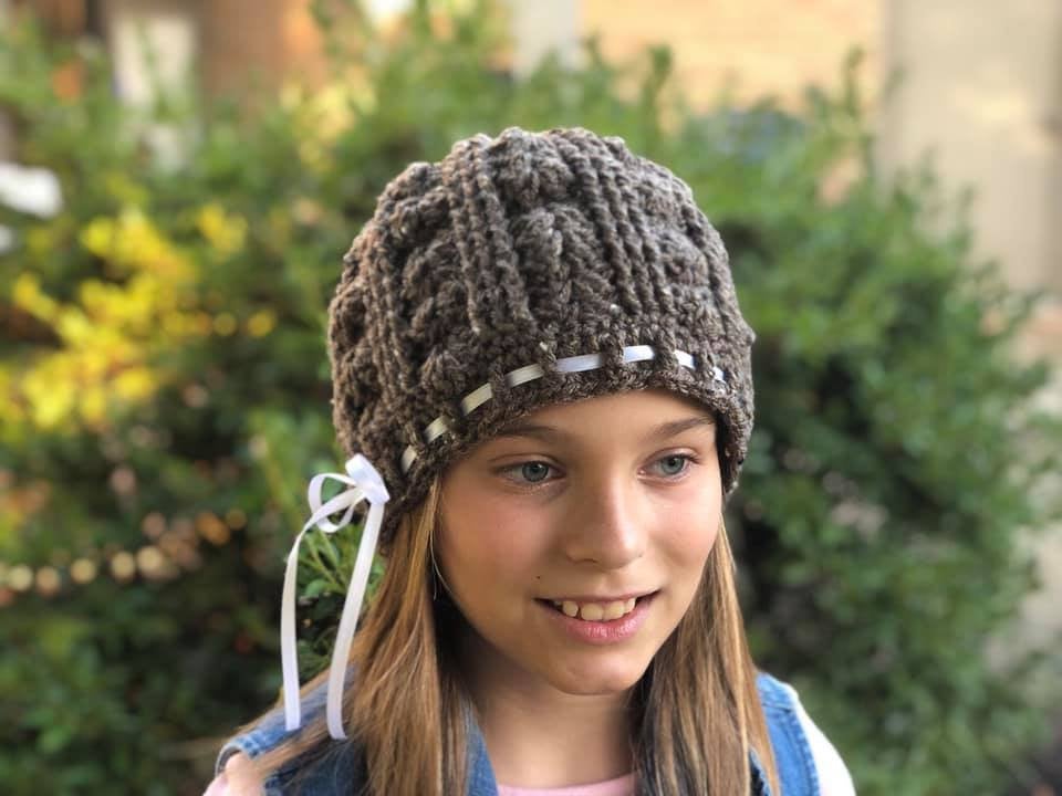 Crochet Pattern for Gracie Beanie | Crochet Hat Pattern | Hat Crocheting Pattern | DIY Written Crochet Instructions