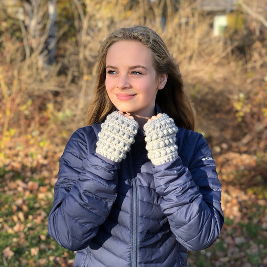 Crochet Pattern for Gramercy Fingerless Mitts | Crochet Fingerless Mitts Pattern | Fingerless Mitts Crocheting Pattern | DIY Written Crochet Instructions