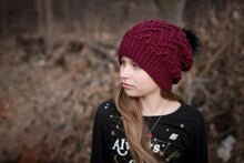Load image into Gallery viewer, Crochet Pattern for Denali Slouch Hat | Crochet Hat Pattern | Hat Crocheting Pattern | DIY Written Crochet Instructions
