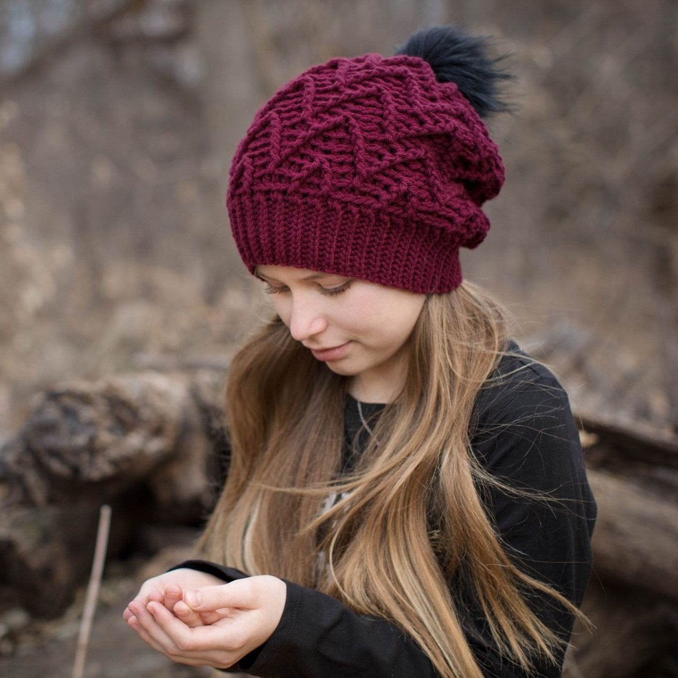 Crochet Pattern for Denali Slouch Hat | Crochet Hat Pattern | Hat Crocheting Pattern | DIY Written Crochet Instructions