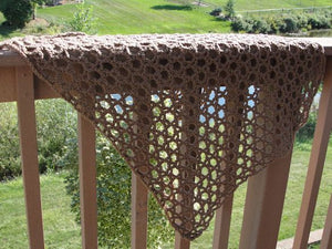 Crochet Pattern for Mermaid Fishing Net Blanket Photography Prop
