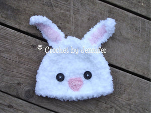 Crochet Pattern for Pipsqueaks Bunny and Chick Hats | Crochet Hat Pattern | Hat Crocheting Pattern | DIY Written Crochet Instructions