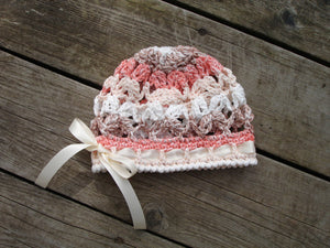 Crochet Pattern for Butterfly Garden Beanie | Crochet Hat Pattern | Hat Crocheting Pattern | DIY Written Crochet Instructions