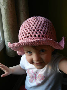 Crochet Pattern for Madeline Sun Hat | Crochet Hat Pattern | Hat Crocheting Pattern | DIY Written Crochet Instructions