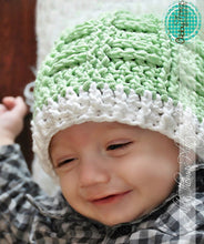 Load image into Gallery viewer, Crochet Pattern for Criss Cross Cable Beanie | Crochet Hat Pattern | Hat Crocheting Pattern | DIY Written Crochet Instructions
