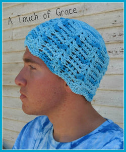 Crochet Pattern for Wave Beanie | Crochet Hat Pattern | Hat Crocheting Pattern | DIY Written Crochet Instructions